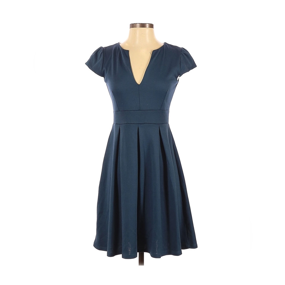 Cute Modcloth Teal Dress by Yellow Star 1X